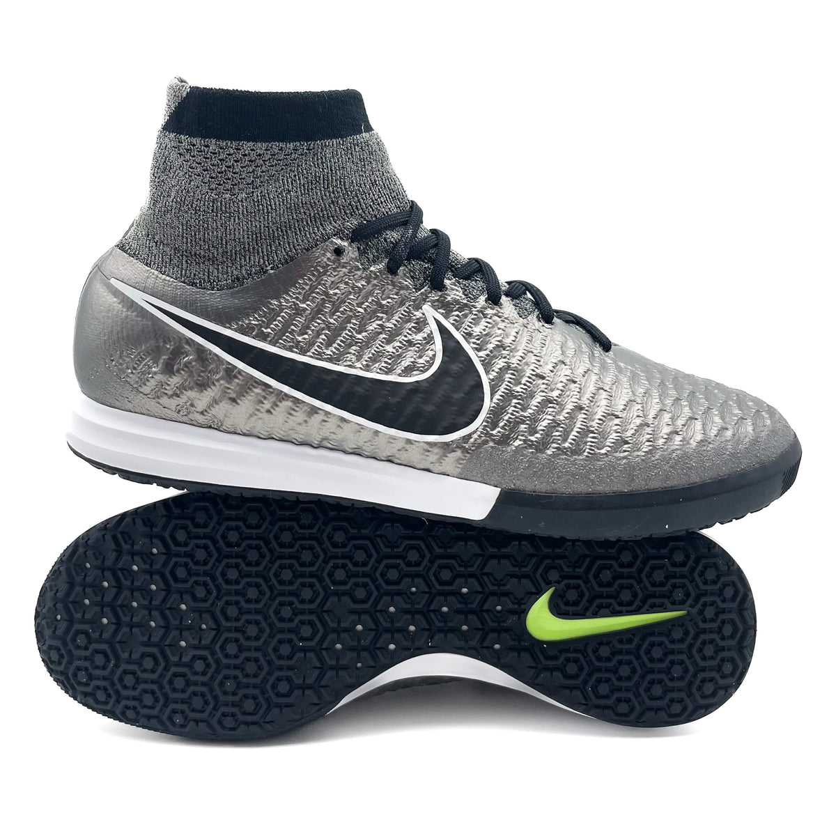 Nike Magista Obra 1 Indoor Metallic Pewter Boots Plug