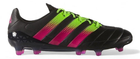 adidas Ace 16.1 Leather FG/AG "Black/Green/Pink"