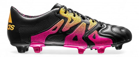 adidas X 15.1 Leather FG/AG "Black/Pink"