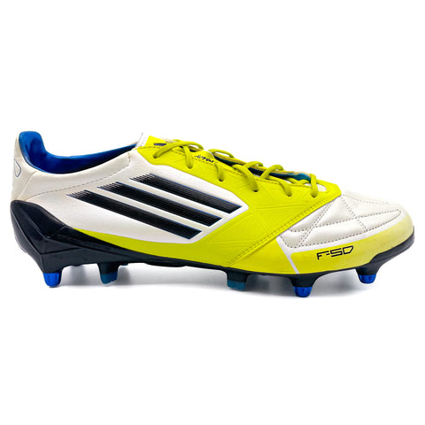 Adidas F50 Adizero SG “White / Lime” – Boots Plug