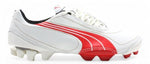 Puma v1.08 Leather FG "White/Red"