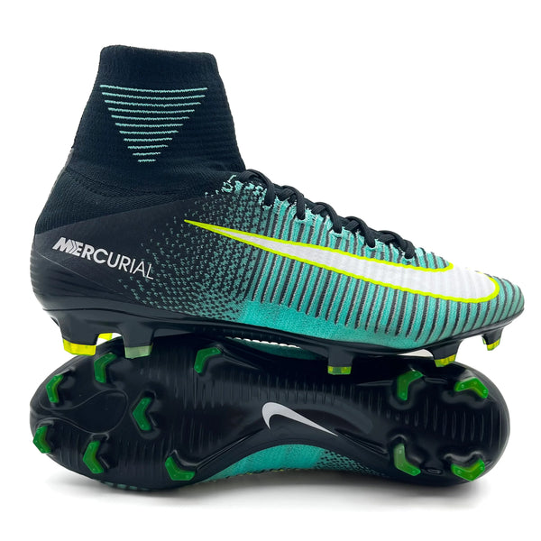 Nike Mercurial Superfly V FG Light Aqua Boots Plug